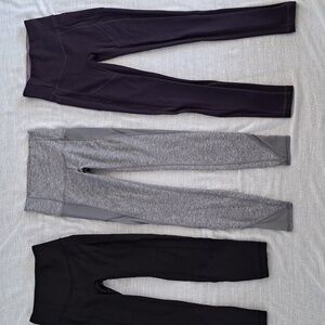 LULULEMON (3 Pair Lot) Womens Leggings - Size 4